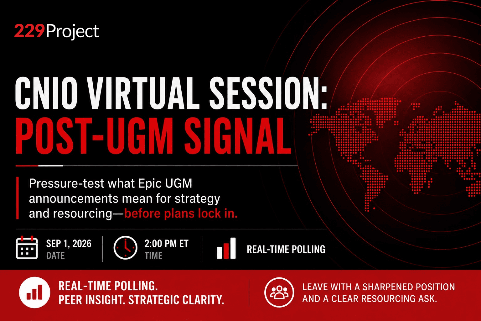 CNIO Virtual Session: Post-UGM Signal