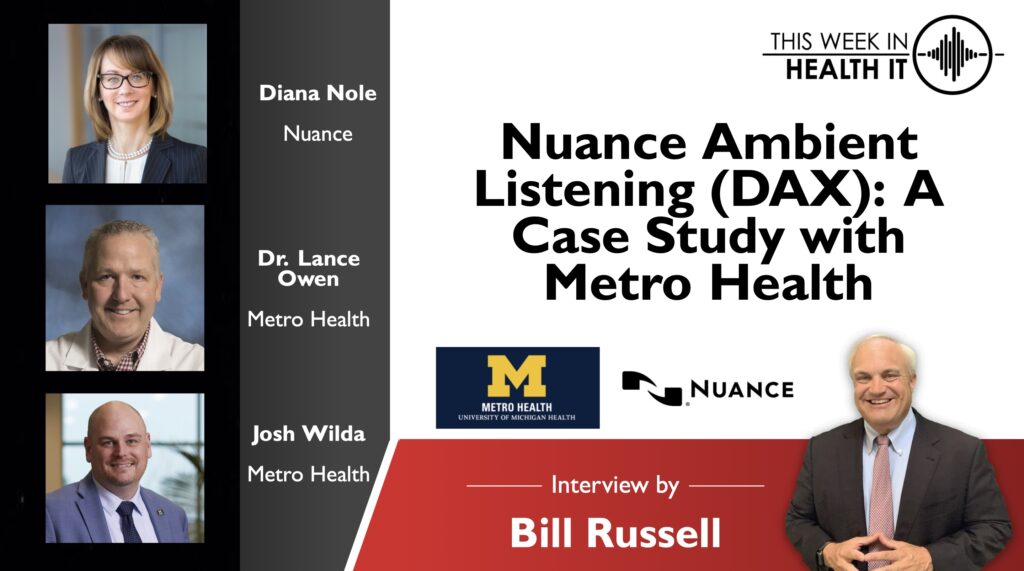 Nuance Ambient Listening (DAX): A Case Study with Metro Health