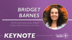 Keynote: Virtual ICUs, Wellness Sprints, and The AI Revolution in Medicine with Bridget Barnes