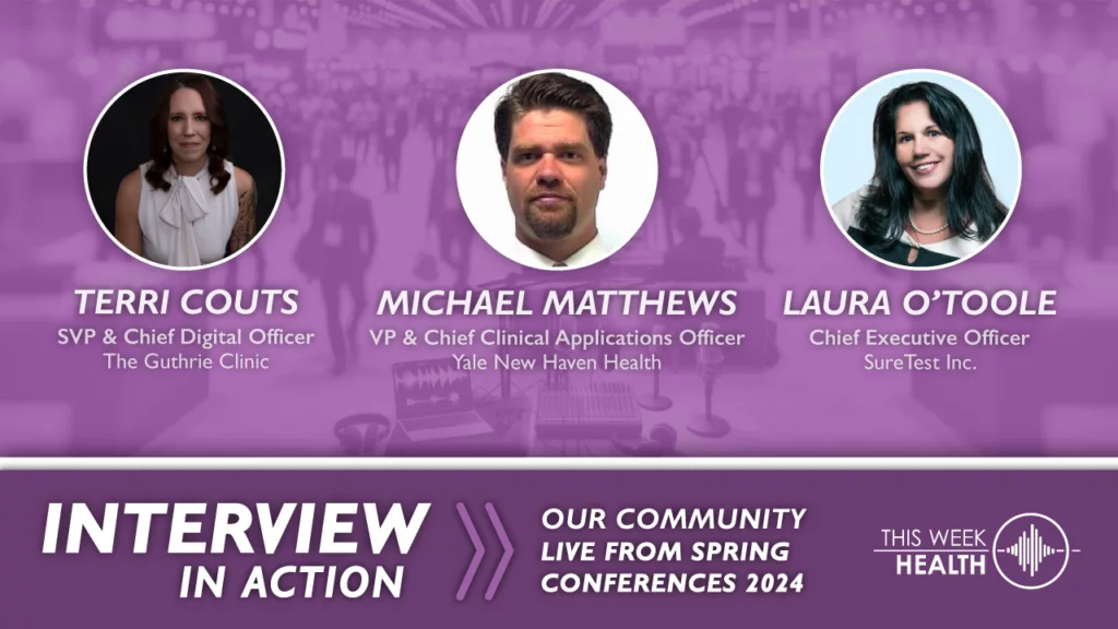 Interview in Action @ ViVE '24 - Terri Couts, Laura O'Toole, and Michael Matthews