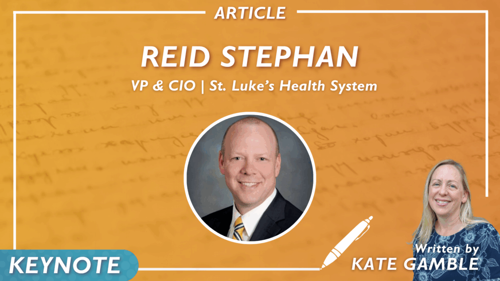 “Alignment Dressed Up as Vision”: CIO Reid Stephan Talks Vendor Trust, the Biggest Clinician Myth & the “Middle Truth” with AI