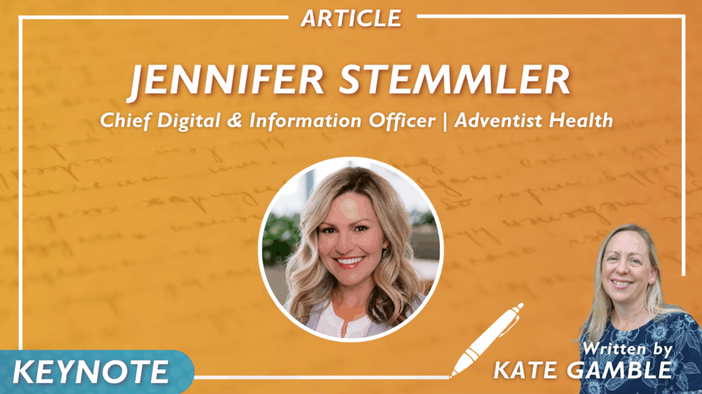 "It's On Us": CDIO Jennifer Stemmler on How Ownership, Governance & Standardization Are Driving Adventist's Epic Move